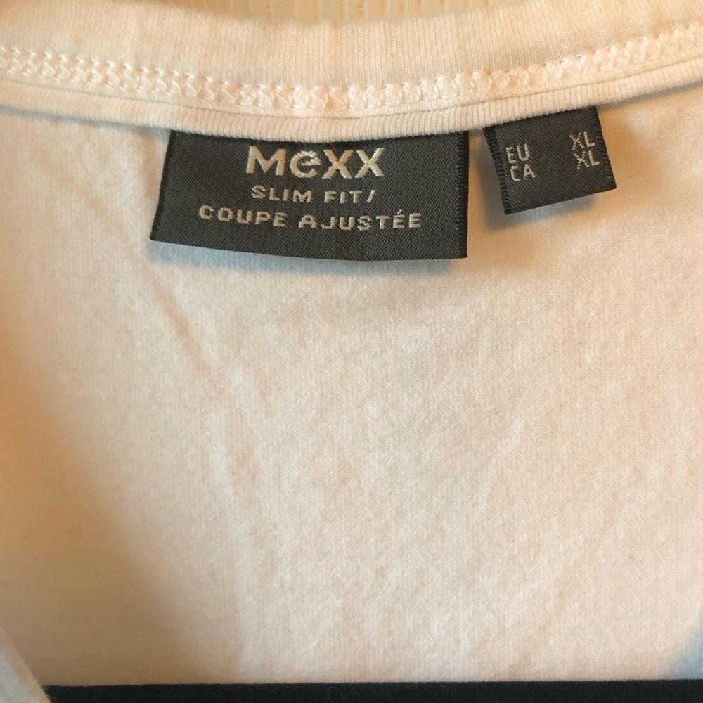 Mexx Henley Button Front Short Sleeve T-shirt in White - NWOT‎ - Picture 6 of 6